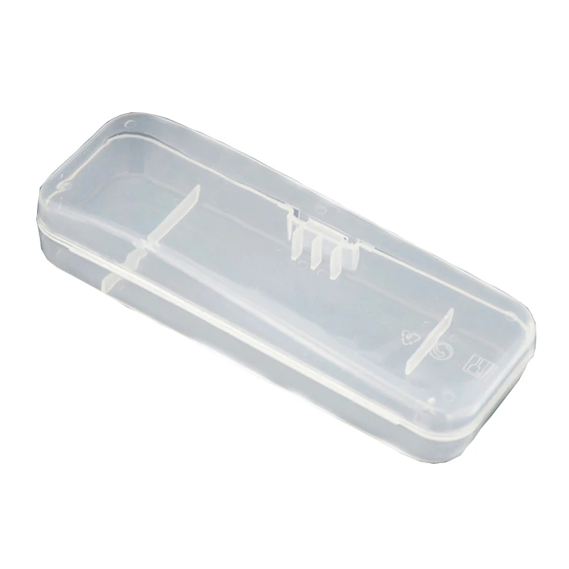 Razor Storage Box 2pcs/lot Men Universal Shaver Storage Box Handle Full Transparent Plastic Case Razor Boxs Eco-Friendly Shaving Box
