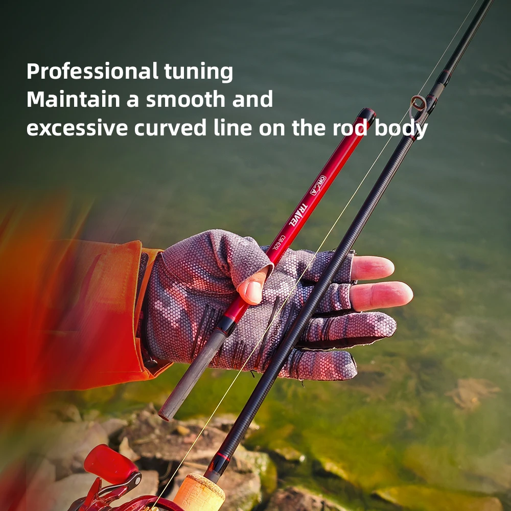 ロッド paddling Fishingfans-トラベルフィッシングロッド,富士oガイド,高炭素コルク