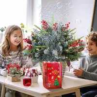 Firework Bubble Maker Firework Bubble Blower Machine Christmas Bubble Machine Toys Reusable Outdoor Bubble Maker With Lights For 1