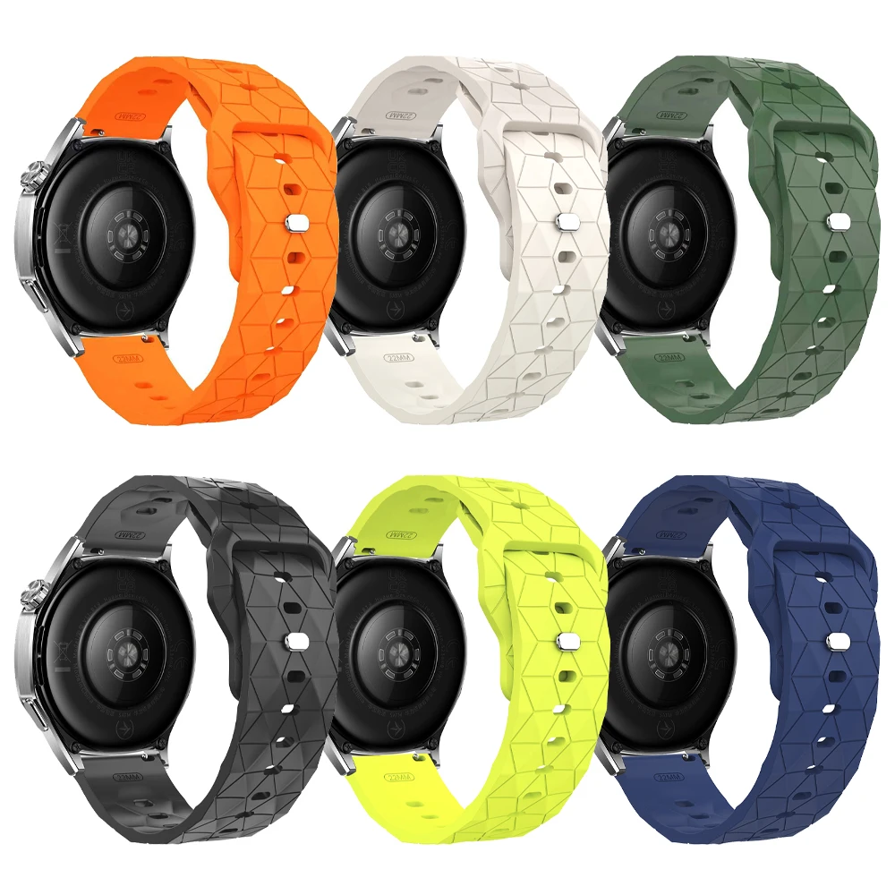 Silicone Sport Wristband - 22mm Premium Strap Replacement