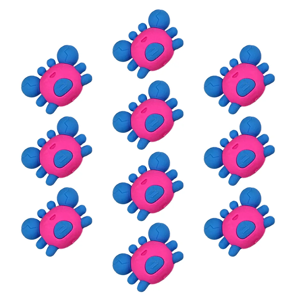 

Стирательные ластики в форме краба для детей, пластиковые очаровательные уникальные ластики в форме краба для студентов, 20 шт.