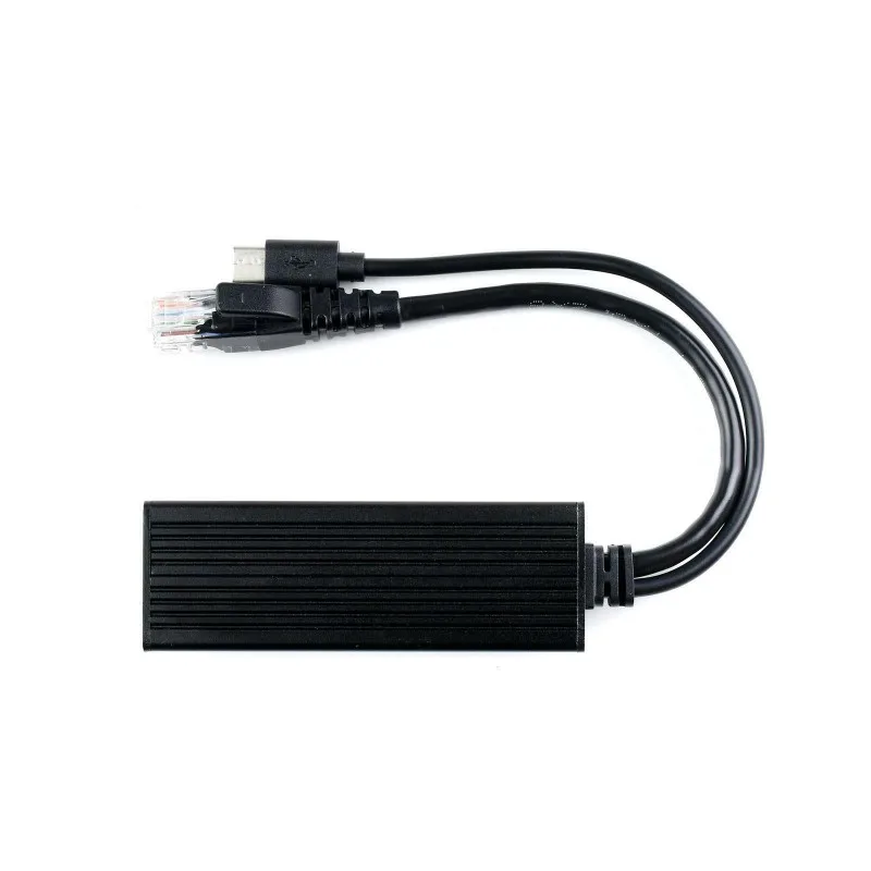 Industrial Gigabit PoE Splitter Options for 5V 5A Type-C/DC Power Output Port Onboard MPS Control Chip Safer And More Stable