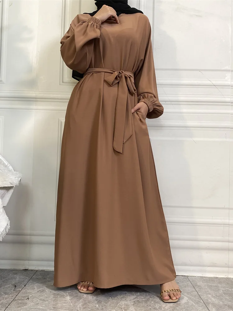 Hot Selle Simple Style Moroccan Dresses Kaftan Turkey Solid Color Gulf  Abayas Islamic Women Long Dress Muslim Saudi Robe Ramadan - AliExpress