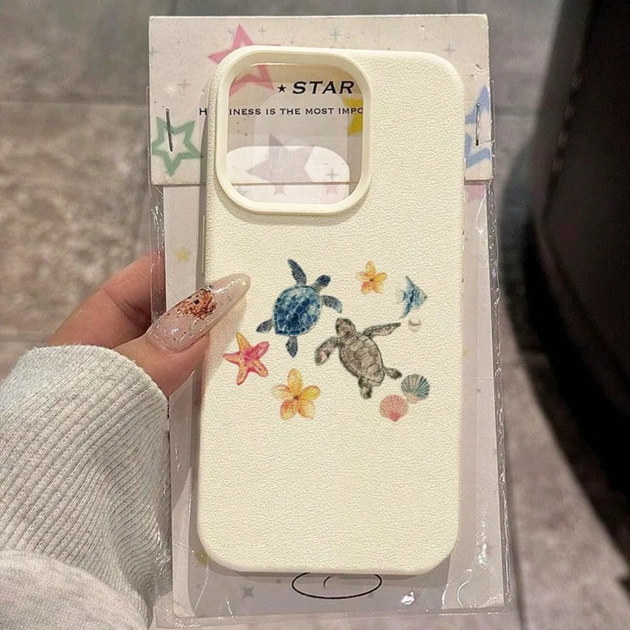 Sea Turtle Ocean Element Fashion TPU Phone Case