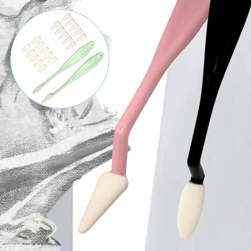 블렌딩 그루터기 종이 블렌더 그루터기 스케치 트리머 스폰지 스폰지 드로잉