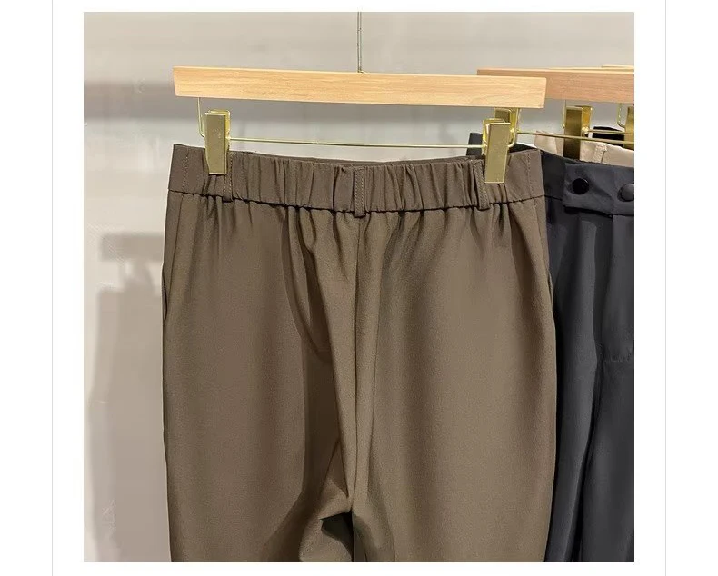 Luxus Mode Gerade männer Casual Hosen Frühling Sommer Neue Koreanische Anzug Hose Harem Business Formale Männliche Hosen Trendy Marke – Detail 13