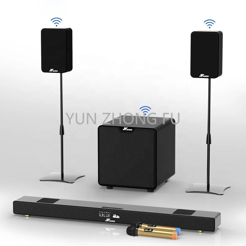 5.1 Soundbar Con Subwoofer Audio Stereo Soundbar Altoparlante Tv Wireless Da 35 Pollici E Altoparlante Audio Surround Posteriore Per Home Theater