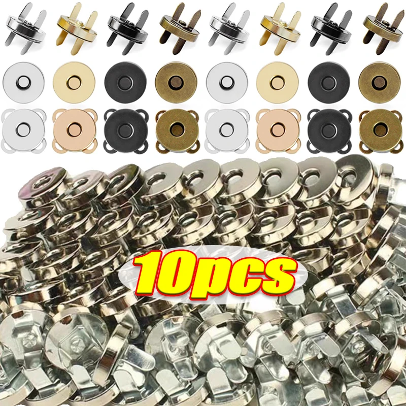 Bags Magnetic Snap Button Handbag Purse Wallet Craft Bag Parts Mini Adsorption Buckle Fasteners Clasps Buttons DIY Accessories