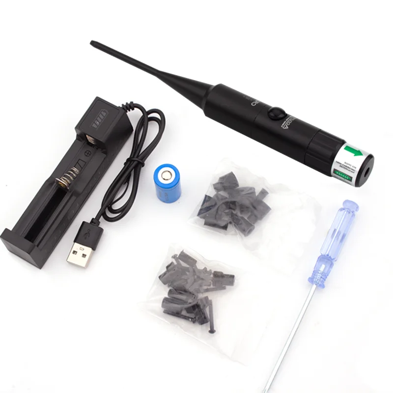 Hunting Red Laser Bore Sighter for 0.17 to 12GA Caliber Scope Red Dot Sight