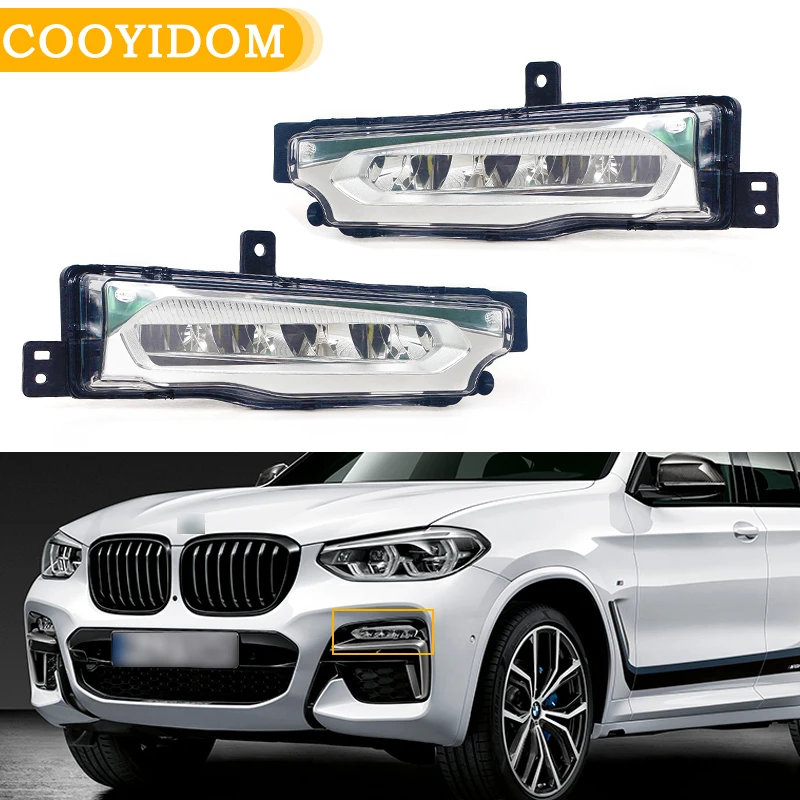 

Front Bumper Fog Light Driving Lamp headlight For BMW X3 G01 X4 G02 G08 2018 2019 63177412527 63177412528 Fog Lamp Assembly