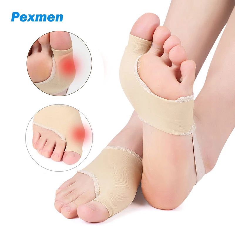 Pexmen 2Pcs Bunion Corrector Orthopedic Bunion Splint Big Toe Protector Pain Relief Hallux Valgus Correction for Men and Women