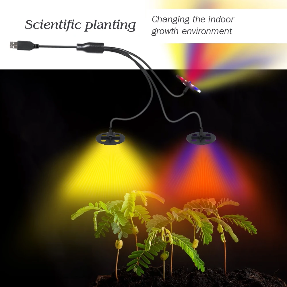 2-types Full Spectrum LED Grow Light Winter Seeds Starter Tray Kit Fittings for Greenhouse Indoor Garden Growth Pots Supplies hydroponic gardening kit