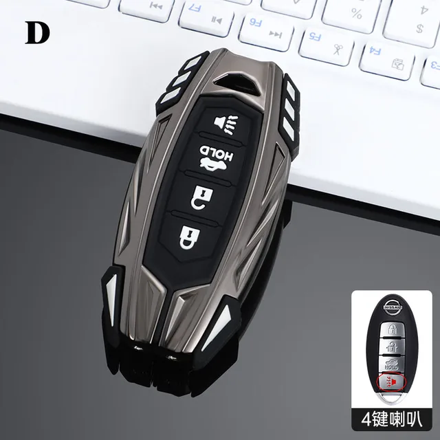 Car Remote Key Case Cover Shell For Nissan Qashqai X-trail T32 T31 Juke J10 J11 Kicks Tiida Pathfinder Note Zinc Alloy - - Racext™️ - - Racext 1