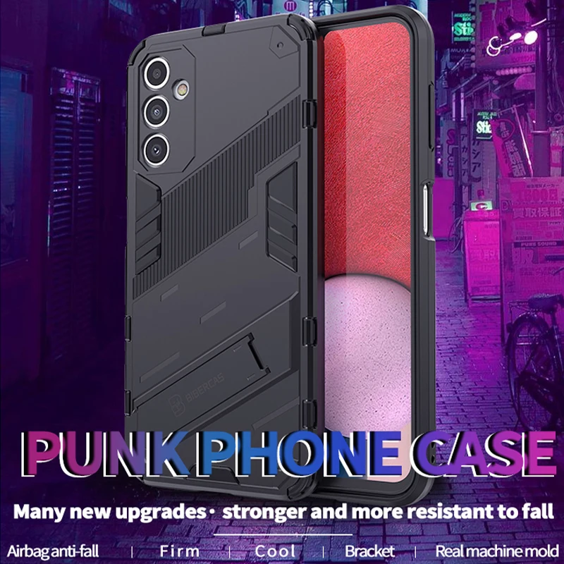 Rugged Shockproof Armor Phone Cover with Holder