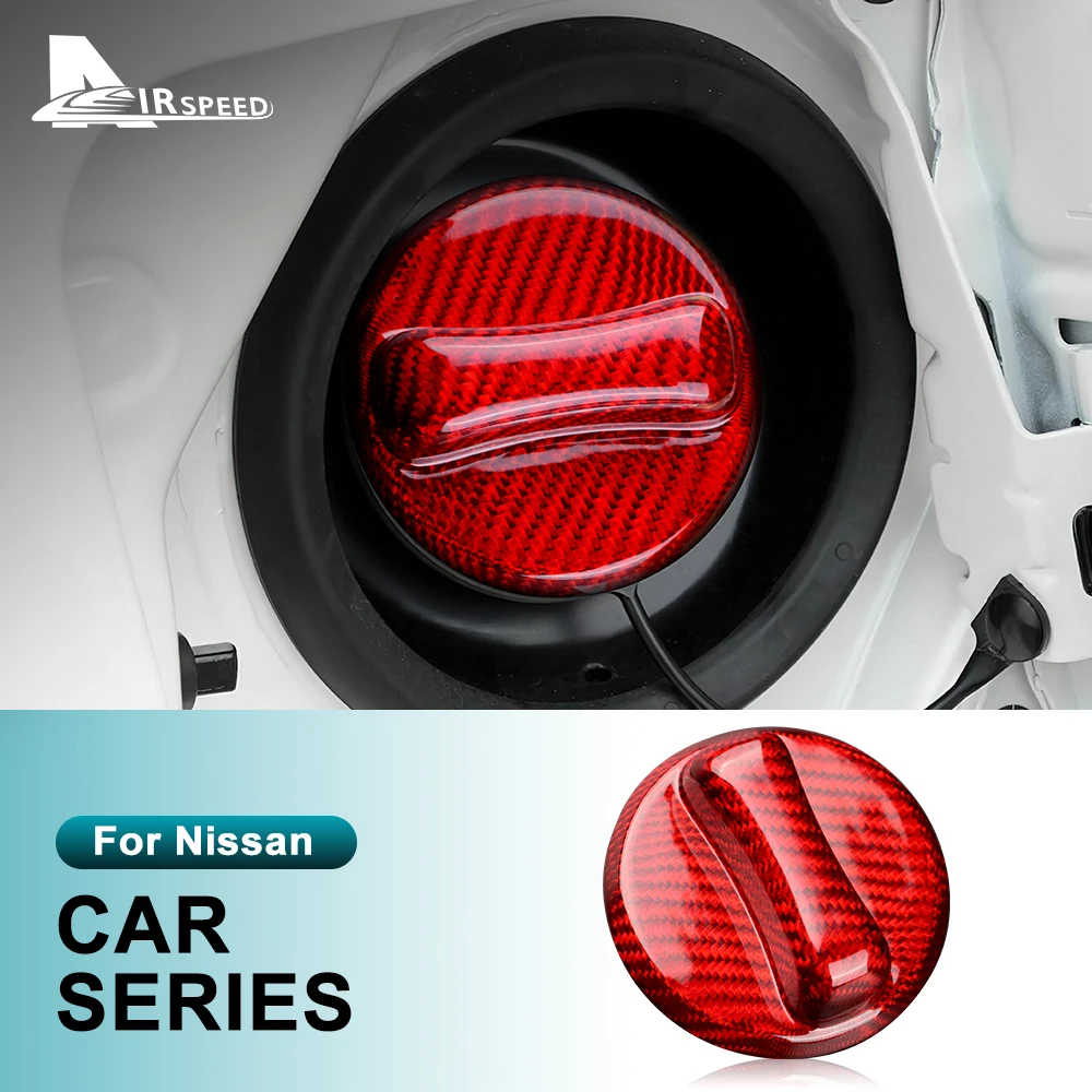 Car Fuel Tank Cap Cover For Nissan 370Z 350Z GTR Qashqai XTrail Versa