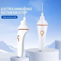 Luminous Electric Suction Ear Spoon Rechargeable Ear Pick LED Light Visual Ear Cleaner Wax Removal Tool for Children Adults 1