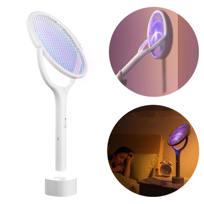 Summer-Fly-Swatter-90-Degree-Rotatable-Mosquito-Killer-Lamp-Electric ...