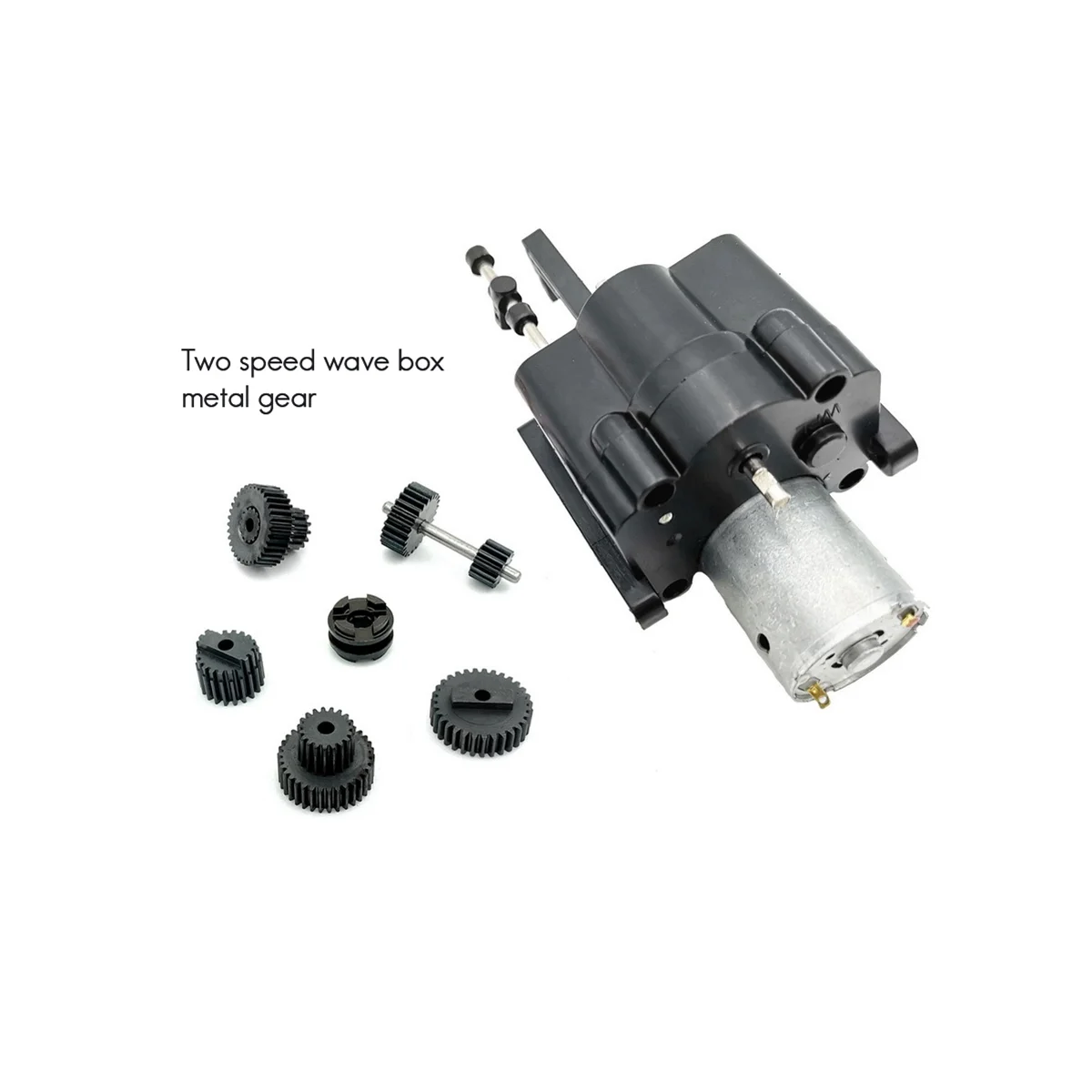 

For WPL Two-Speed Wave Box Metal Wave Box Gear Upgrade DIY Modified Parts,Modified and Upgraded Accessories