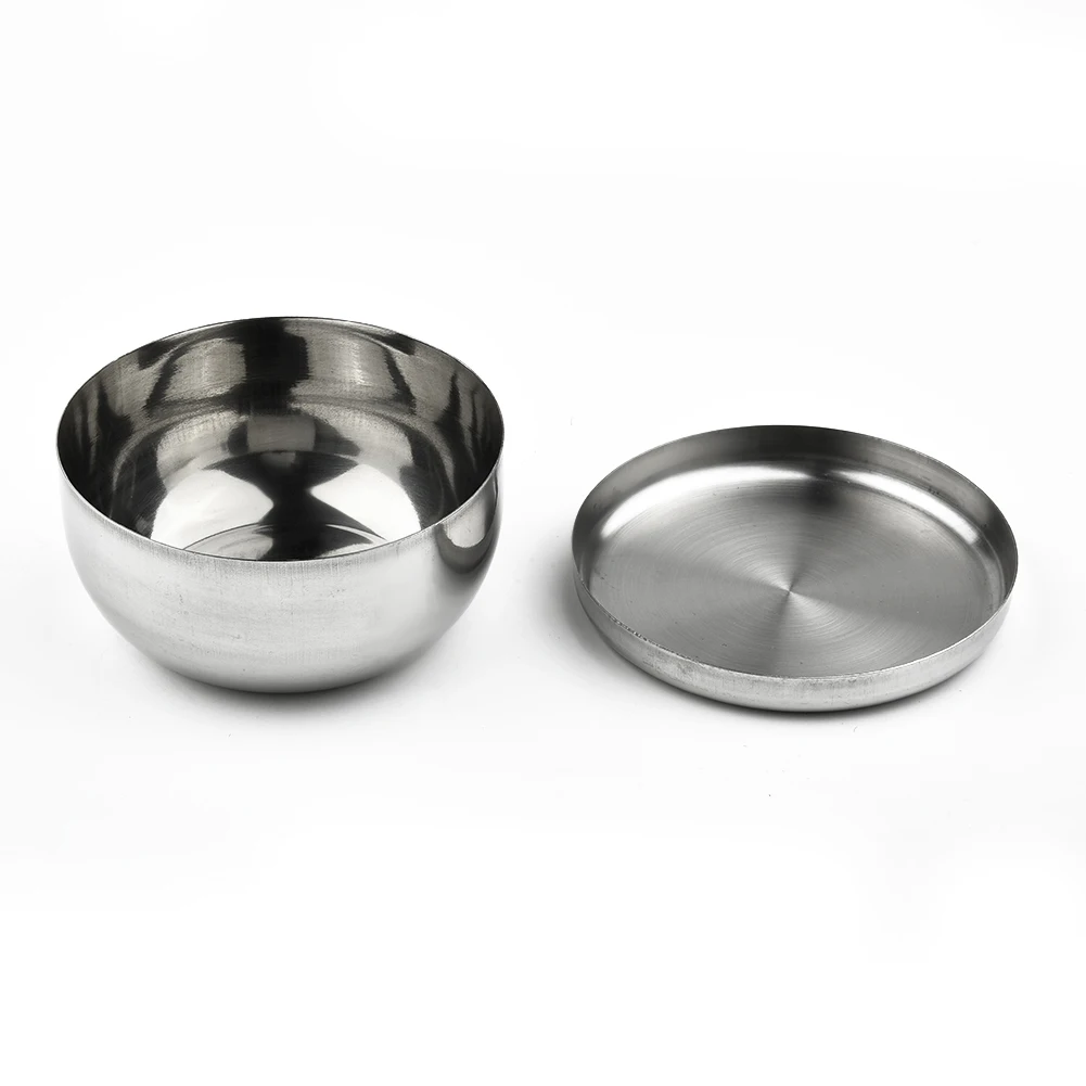 

Stainless Steel Cover Bowl Single Layer Steamed Rice Bowl Mixing Serving Fruit Noodle Cereal Pasta Storage Kitchen Tableware