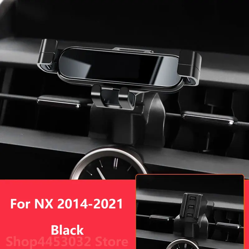

Car Mobile Phone Holder For Lexus NX 350 300 2022 - 2014 300h 200t Mounts Bracket Stand Rotatable Support Accessories 3 Colors