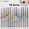 Dental Bur Diamond Burs Taper Round End TR Type Extra Fine Standard Dentistry Strawberries Drill FG High Speed Bur 1.6mm 10Pcs 1