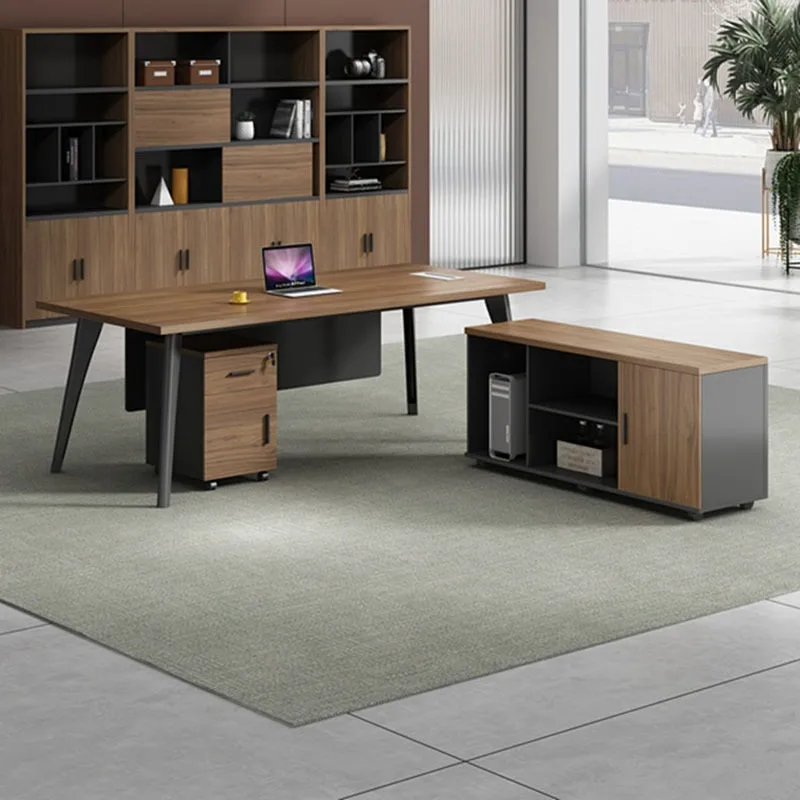 

Organizer Writing Desk Shelf Drawers Mounted Counter Office Desks Table Reception Scrivania Ufficio Lavoro Office Supplies