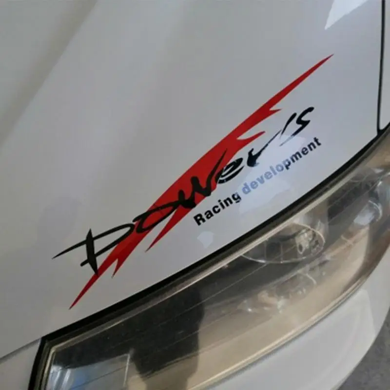 

Power's Racing Development Car Sticker Reflective Waterproof Decal Racing Development Car Sticker Sport Reflective Sticker