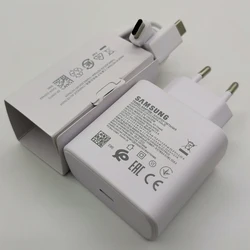 45W Super Fast Charging Adapter by Samsung - EU Charger and Cable
