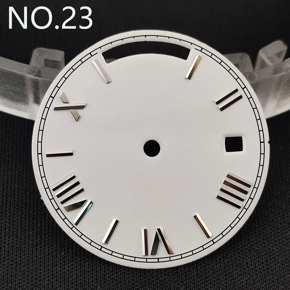 Blue Luminous 29mm Watch Dial - Sterile Mod Style