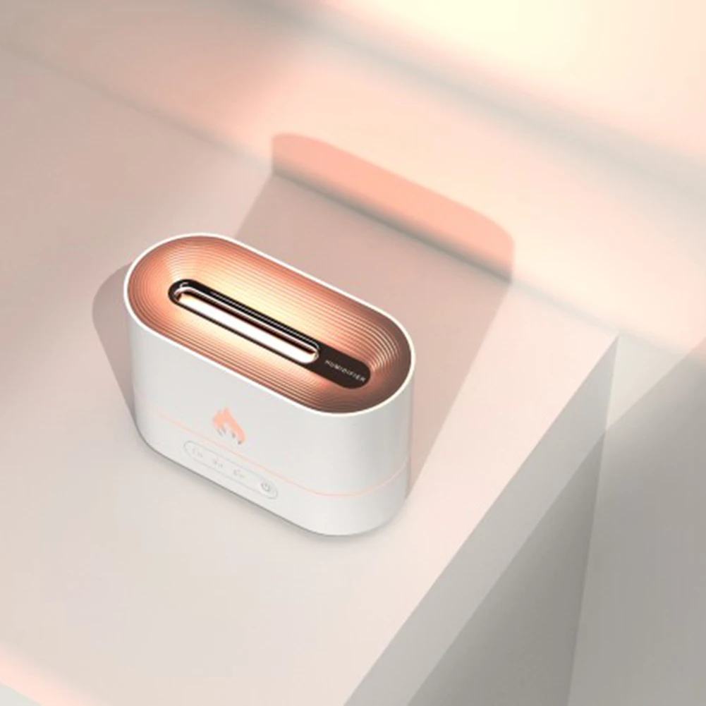 250ml Essential Oil Diffuser with Timer Flame Aromatherapy Diffuser Super Quiet with Auto Off Protection for Home Office Bedroom