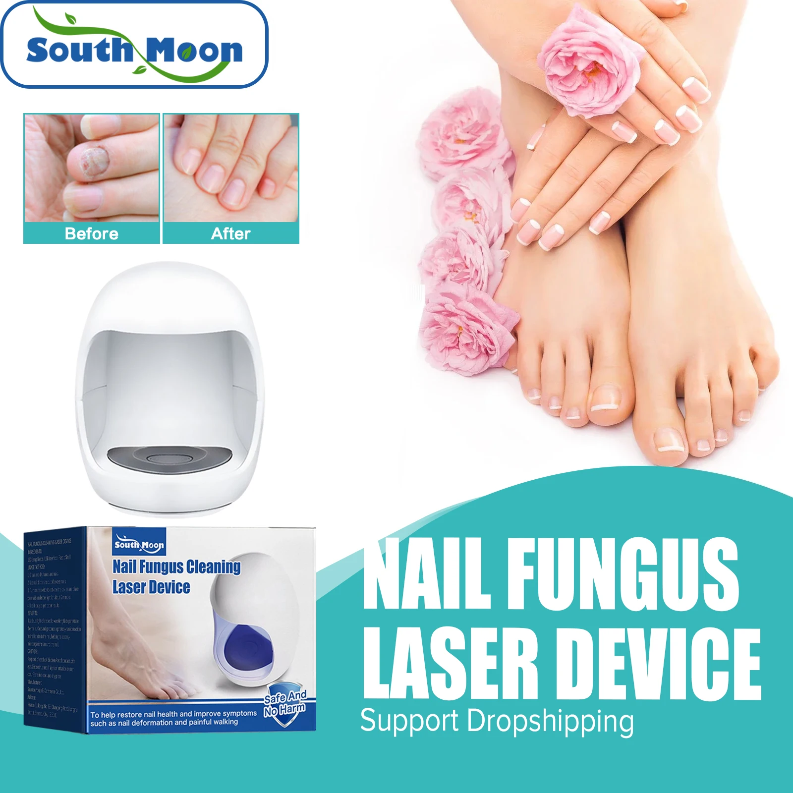 

Лазерное устройство для лечения грибка ногтей миниатюрное безболезненное восстанавливающее поврежденное обесцвеченное утолщенное средство для ухода за ногтями