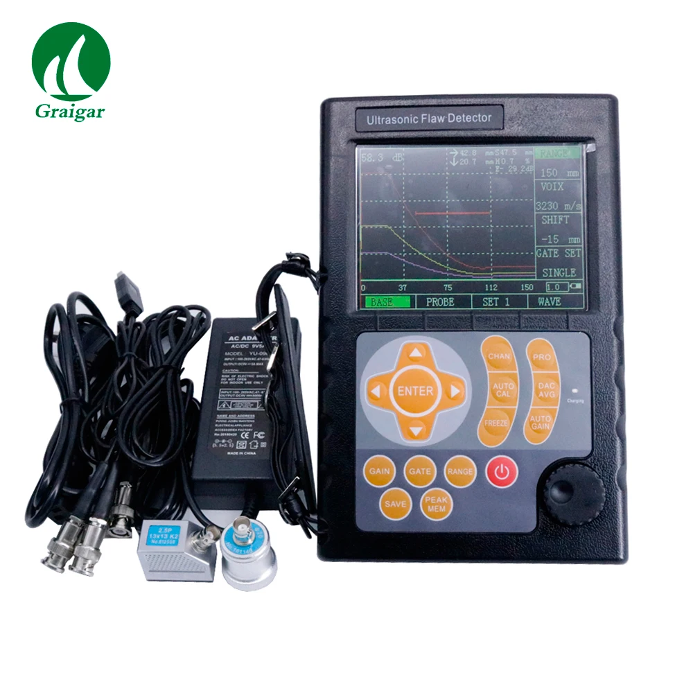 

GR900 Ultrasonic Flaw Detector Portable Digital Flaw Detector Measuring Range 0-10000mm GR-900