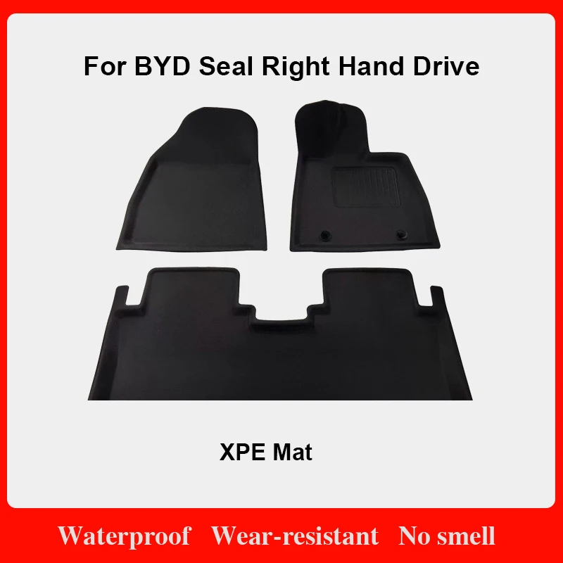 Custom Fit Car Interior Accessories XPE Floor Mat for For BYD Seal 2024 2023 Trunk Cargo Mat  for BYD Seal Right Hand Drive