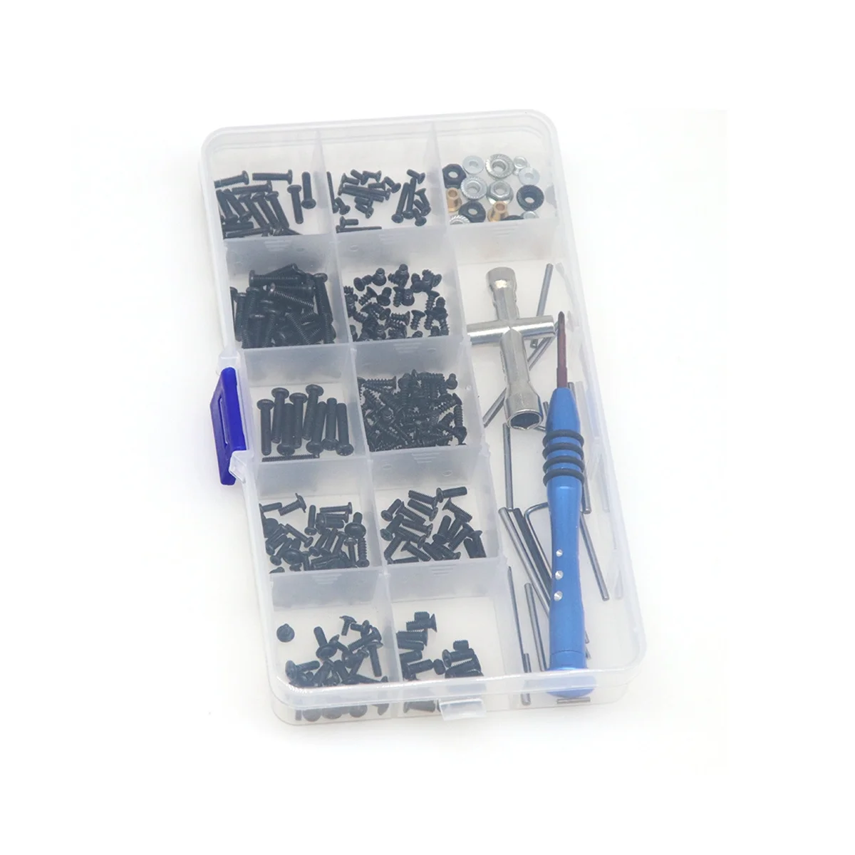 M2 M2.5 M3 Screw Fastener Kit Tool Box for WLtoys 144001 144010 124007 124016 124017 124018 124019 RC Car Spare Parts 4