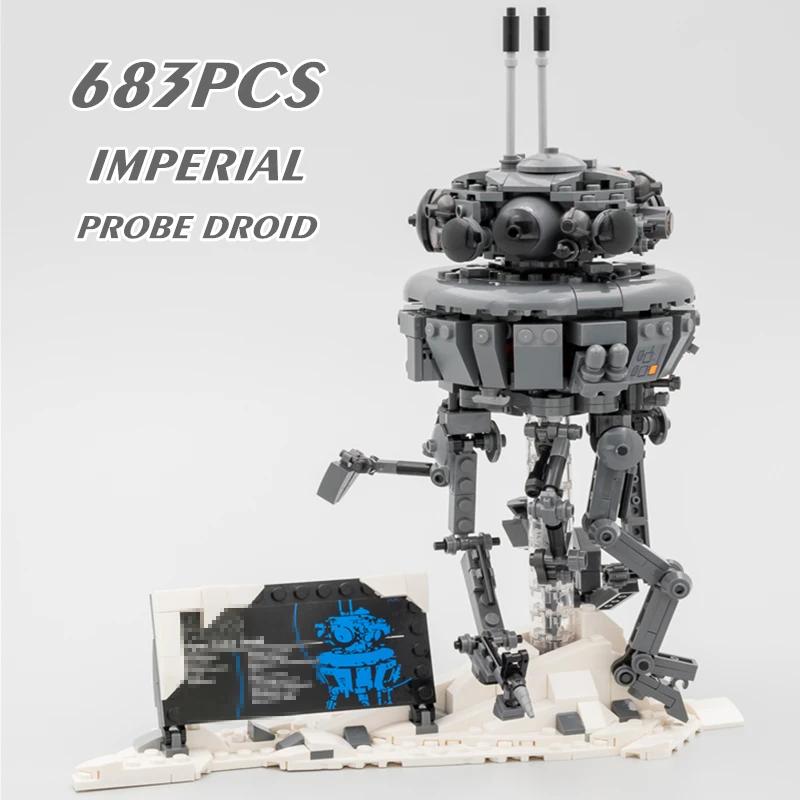 Новинка 2022 683 шт. зонд звездного имперского випера совместим с DROID Space Wars 75306