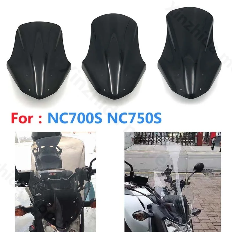 Motorcycle Windshield for Honda NC700S NC750S NC 700 750 S 2012-2015 Gray