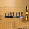 Screwdriver Organizer Tool Holder Wall Mount Heavy Duty Hand Tool Holder Screwdriver Rack Garage Workshops Hardware Tool Hanger 4