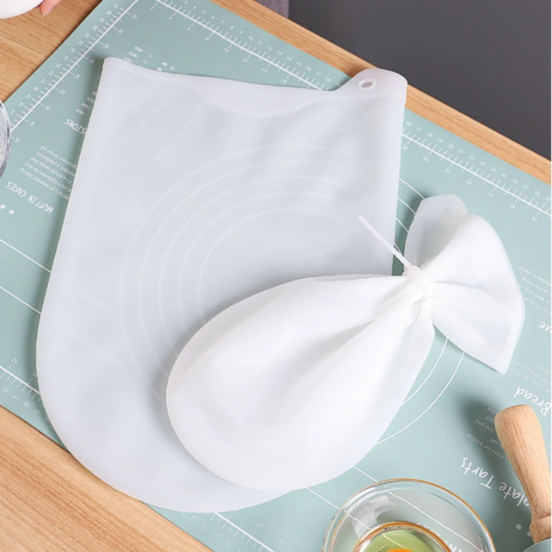 Silicone Pastry Mixer Dishwasher Safe Dough Tool Versatile Silicone Kneading Bag Reusable Food Grade Dough Mixer Pouch Baking