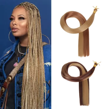 Silky Straight Pony Hair Bundles Synthetic Crochet Braids Soft Braiding Hair Extensions for Easy Installation 1