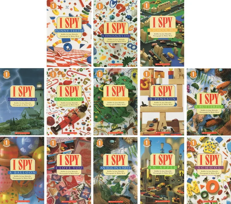 13 books box set I Spy Reader Collection Visual discovery English Picture Book Child Early Education kids reading book 3-6 years