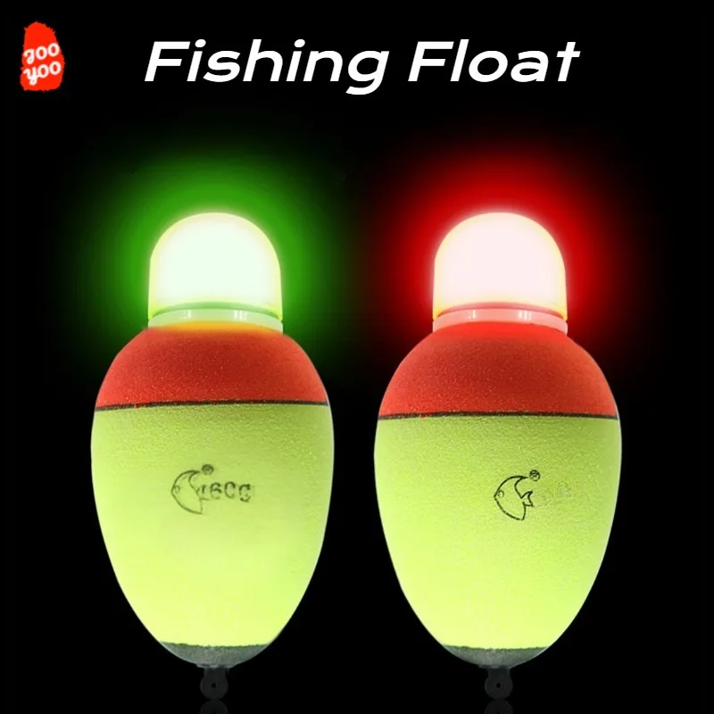 1PC EVA Electronic Silver Carp Bighead Drift Big Belly Drift Luminous Visual Anchor Fish Float Pole Far Cast Boat Fishing Gear