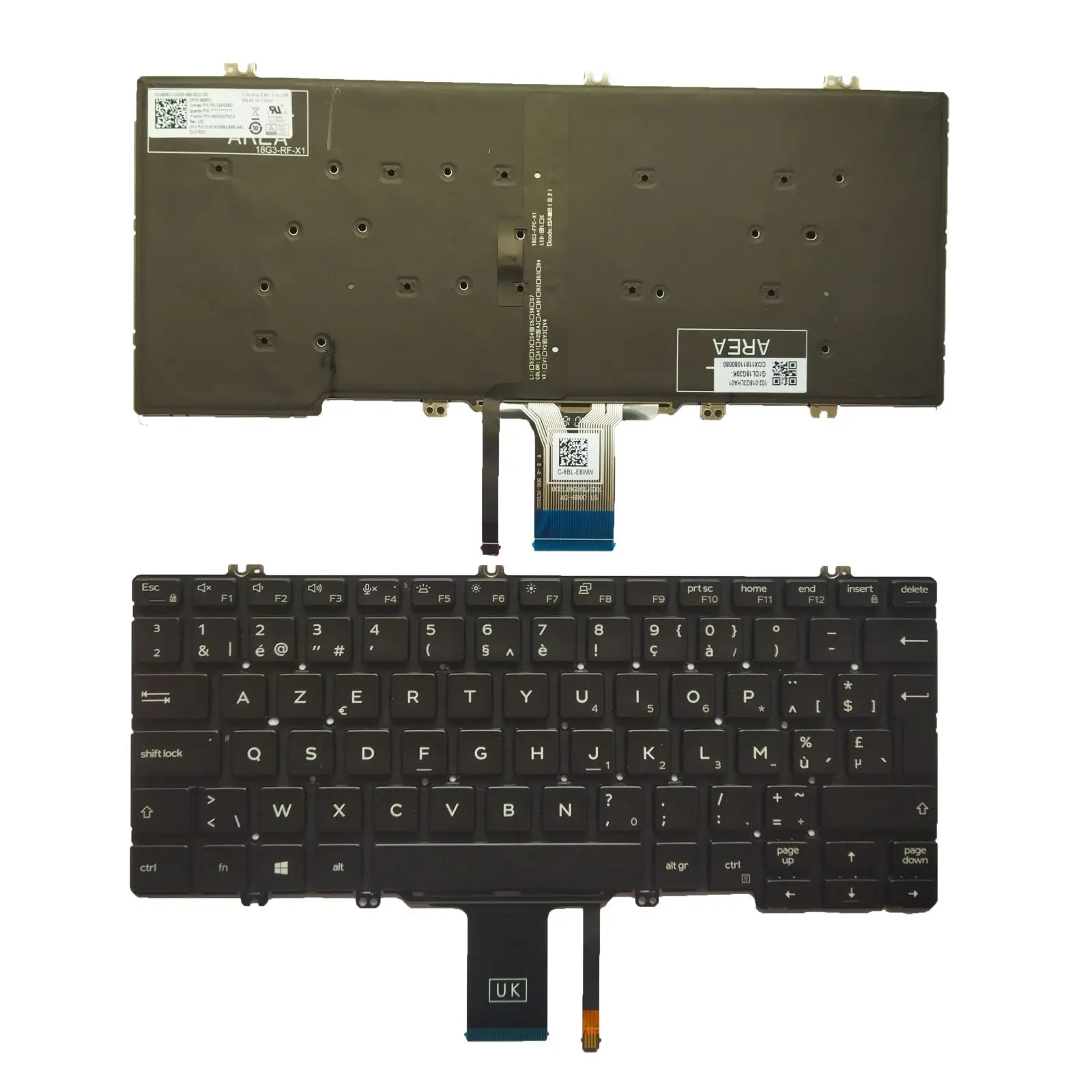 

New for DELL Latitude 5300 5310 7300 keyboard Backlit BE Belgian