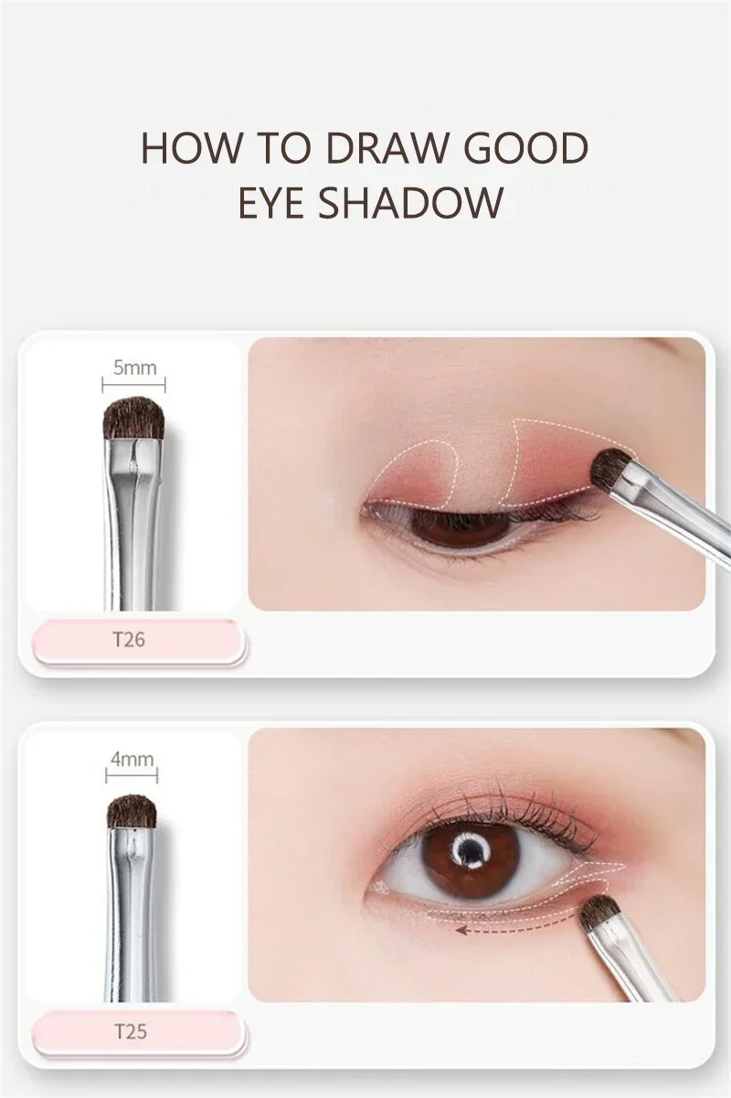 Small Angle Detail Eyeshadow Brush Set