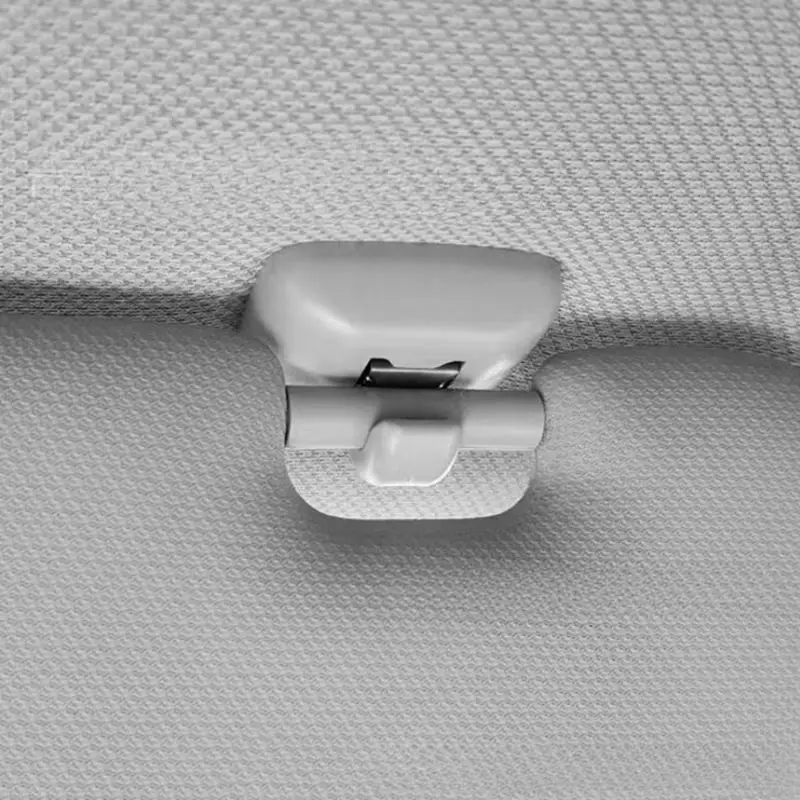 Car Fastener Clip 2Pcs Sun Visor Clip Interior Hanger Hook Clip Bracket for Audi A1 A3 S3 A4 S4 Allroad A5 S5 Q3 Q5