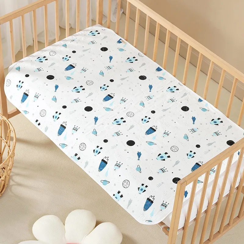 Washable All Cotton A-type Breathable Anti-Seepage Pad Newborn Diaper Pad Baby Product Diaper Changing