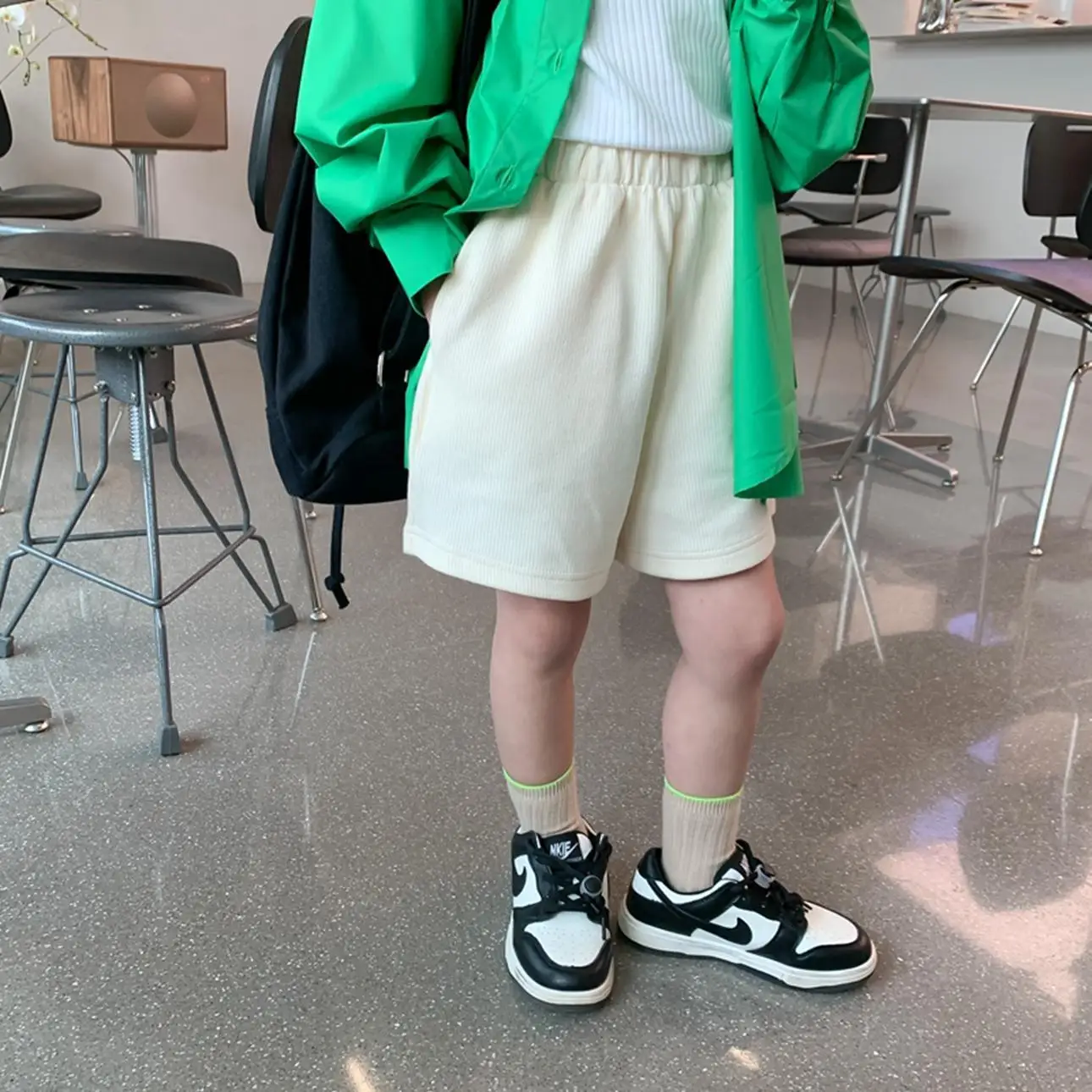 Fashion Baby Girl Thin Long Shirt Toddler Child Teens Green Tops Spring Autumn Summer Blousers Casual Baby Boy Clothes