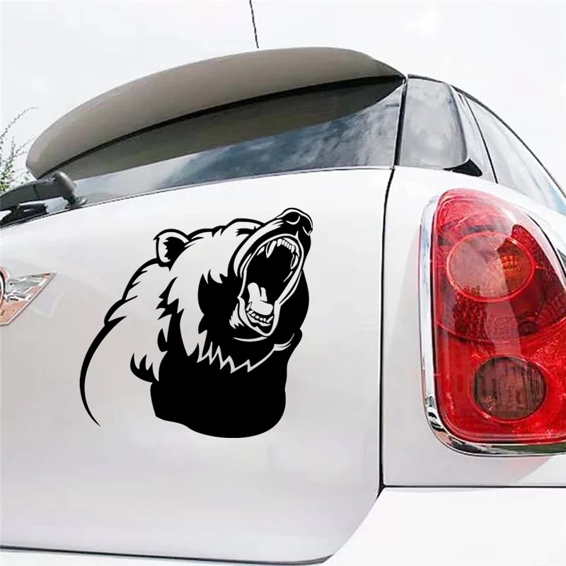 Car Sticker Various Sizes Funny Bear Vinyl Decal Car Auto Stickers for Car Bumper Window Car Decorations Decals,20cm*20cm - Image 2