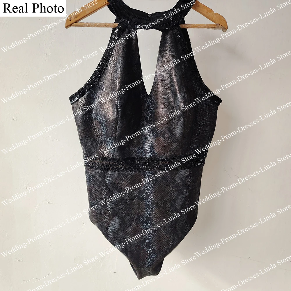 Short Jumpsuit Cocktail Dresses Women V-Neck Sleeveless Above Knee Mermaid Prom Party Gala Special Events Wedding evening dresses cocktail dress