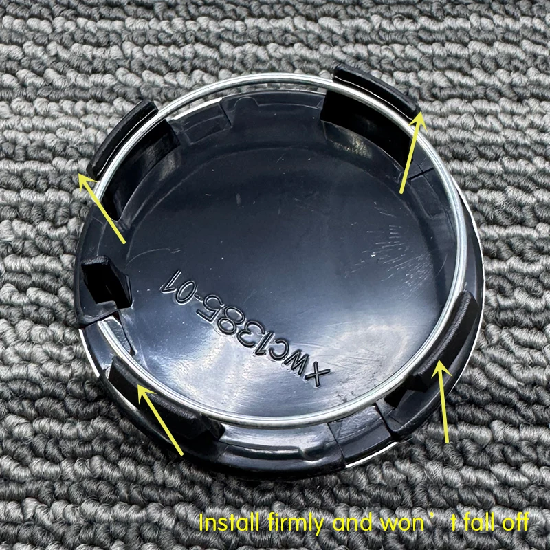 4pcs Tesla Model 3 Model Y Badge Covers Hub Caps 56mm Hub Center Caps for Tesla Y X S Auto Accessories Style