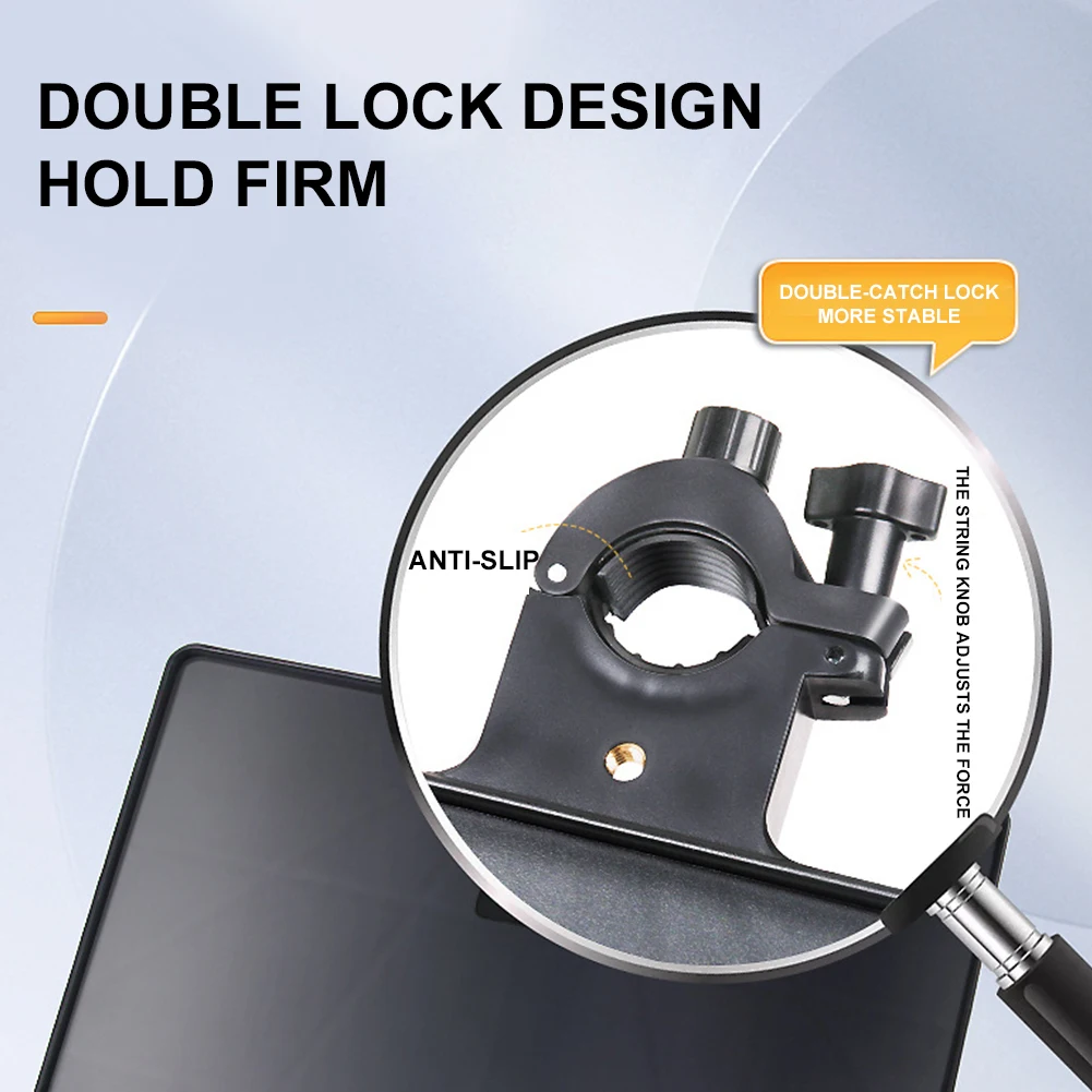 사운드 카드 트레이 범용 마이크 스탠드 트레이 클램프 온 유틸리티 선반 스탠드..